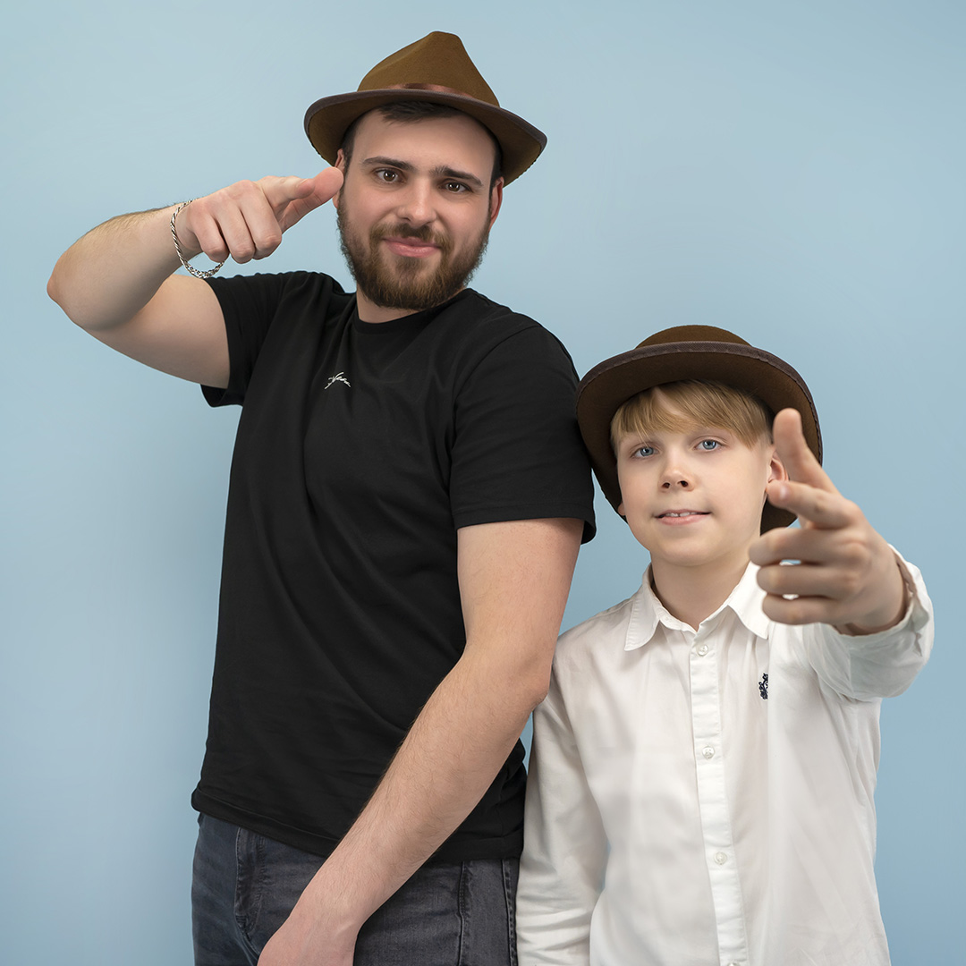 Шляпа Мафиози, фетр, Коричневый, 56-58 разм., 1 шт. 