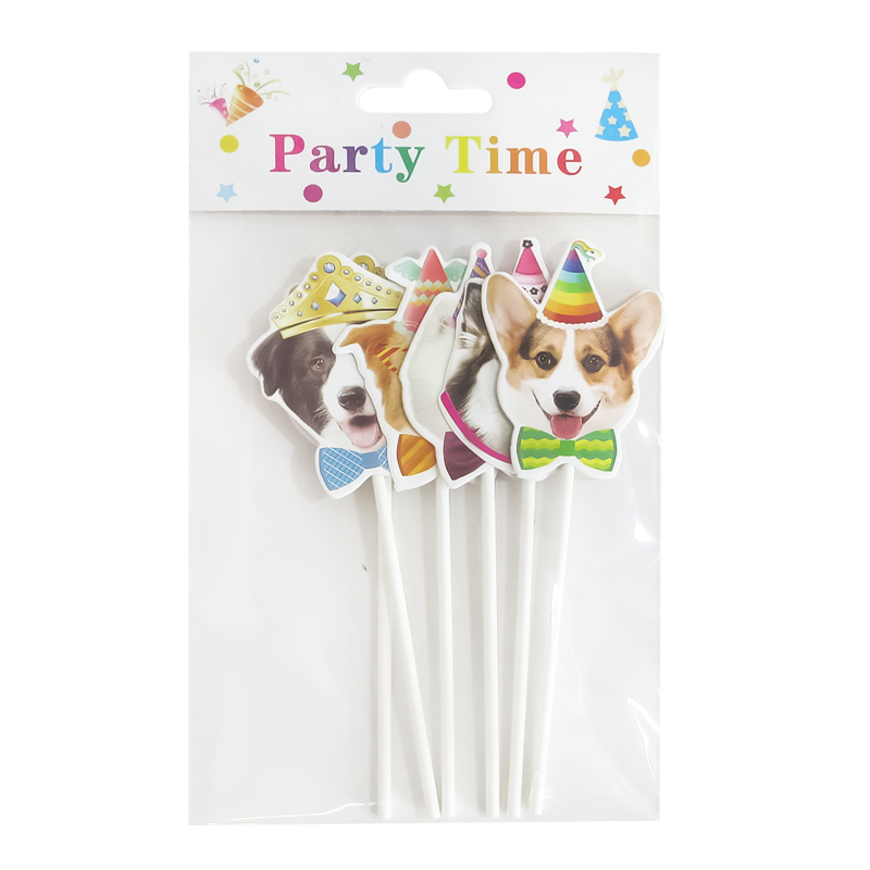 Топперы, Собачки, Ассорти, 14 см, 6 шт.