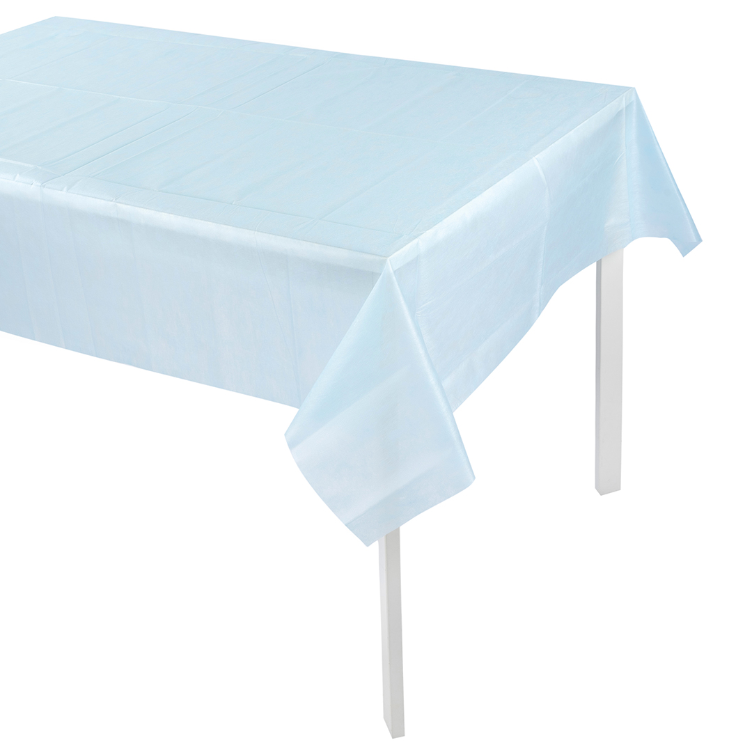 Скатерть одноразовая, Голубой, 120*160 см, 1 шт.