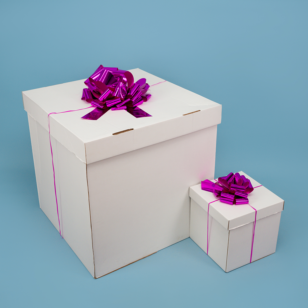 Бант Шар, Фуше, Металлик, 36 см, 1 шт. в упак. 