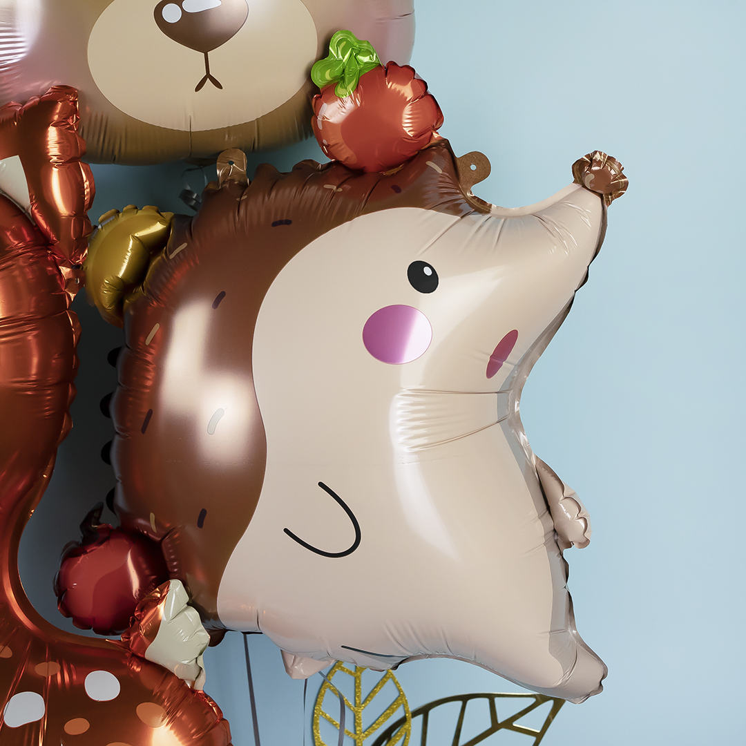 Шар (26''/66 см) Фигура, Ежик, 1 шт.