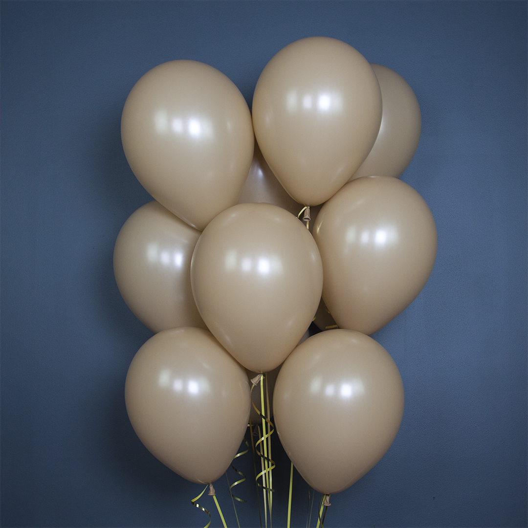 Шар (12''/30 см), Кофе Латте (073), пастель, 12 шт. Шар (12''/30 см), Кофе Латте (073), пастель, 12 шт.