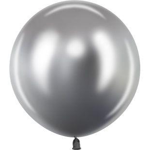 Шар (36''/91 см), Серебро, хром, 1 шт.