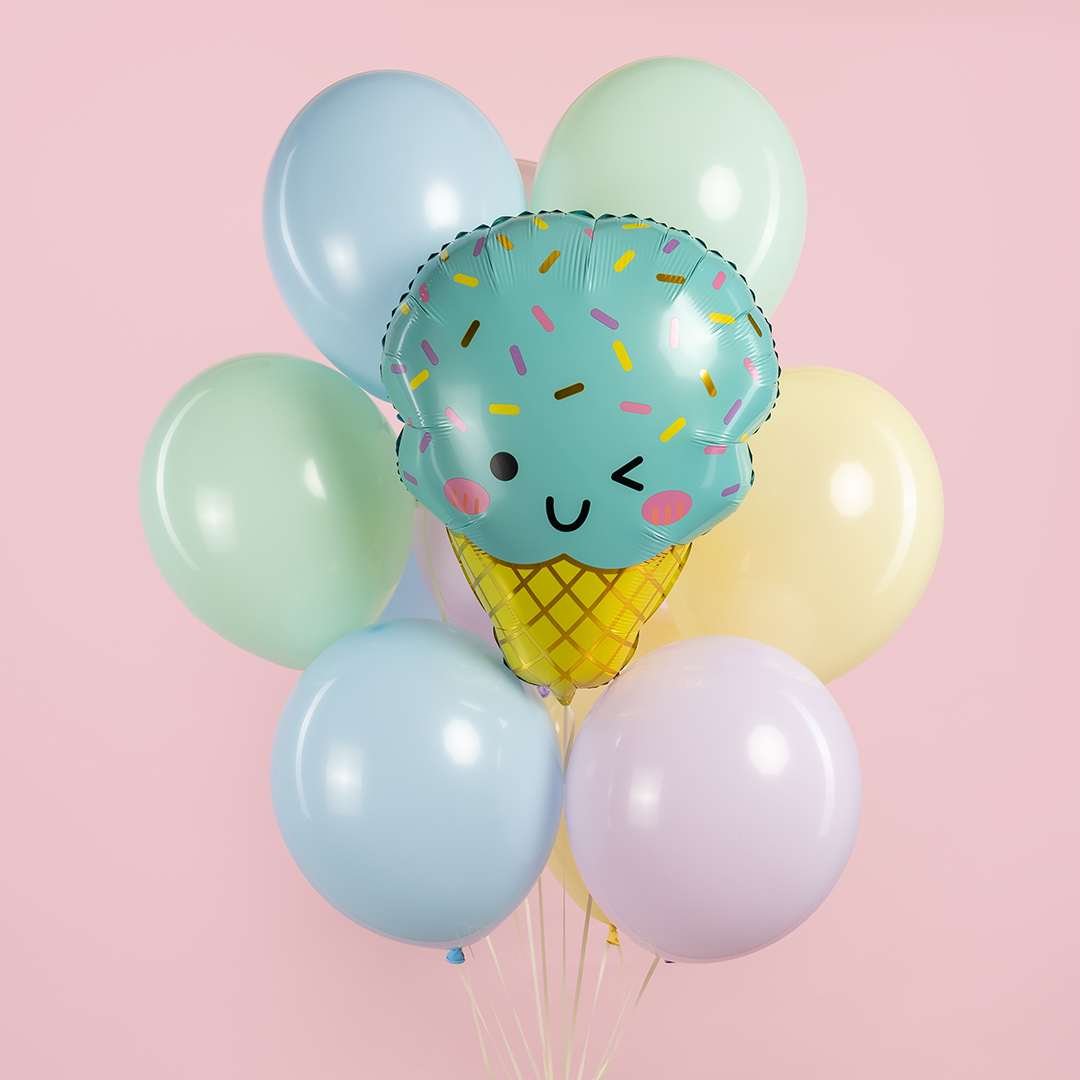 Шар (23''/58 см) Фигура, Мятное мороженое, 1 шт.