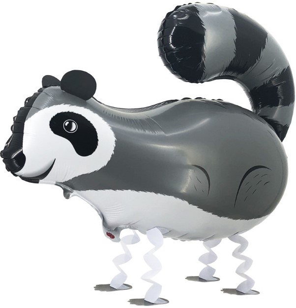 Шар 3D (27''/69 см) Ходячая Фигура, Барсук, 1 шт.