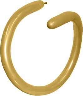 Шар (2''/5 см) ШДМ, Золото яркое (570), металлик, 100 шт.