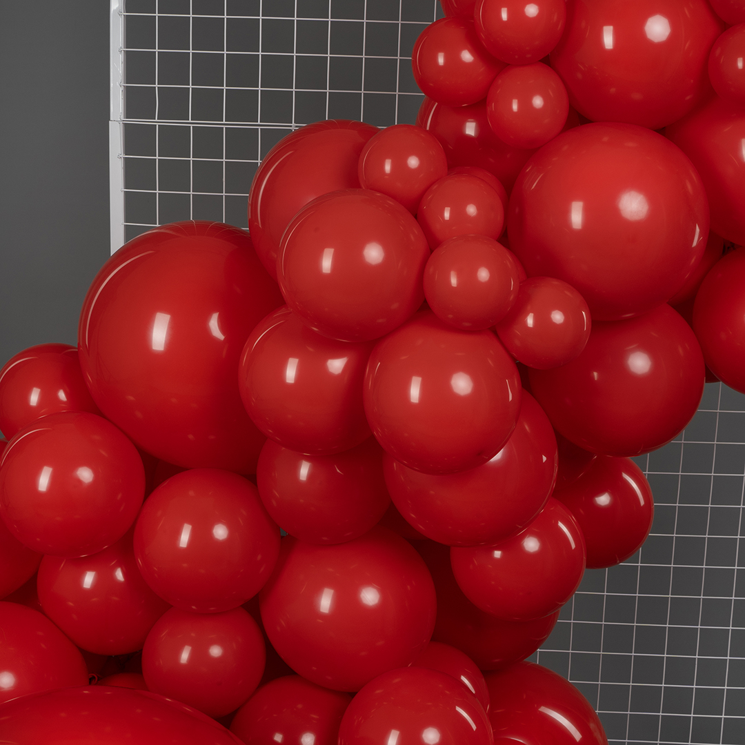 Шар (36''/91 см), Королевский красный, пастель, 1 шт.