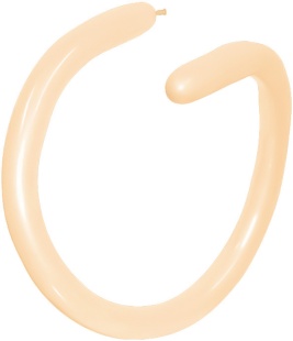 Шар (2''/5 см) ШДМ, Телесный (661), макарунс, 100 шт.