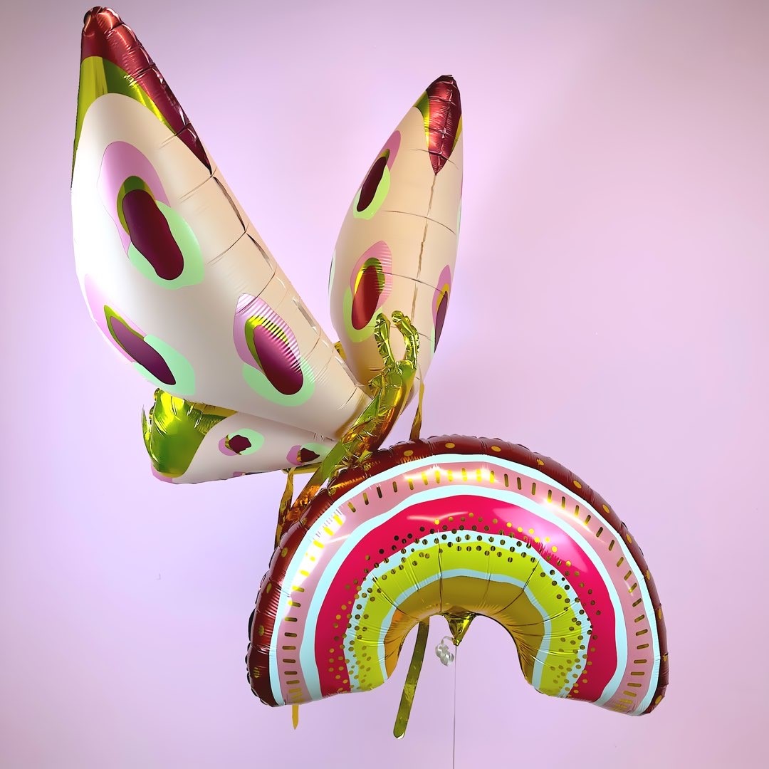 Шар (39''/99 см) Фигура, Радуга Бохо, 1 шт.