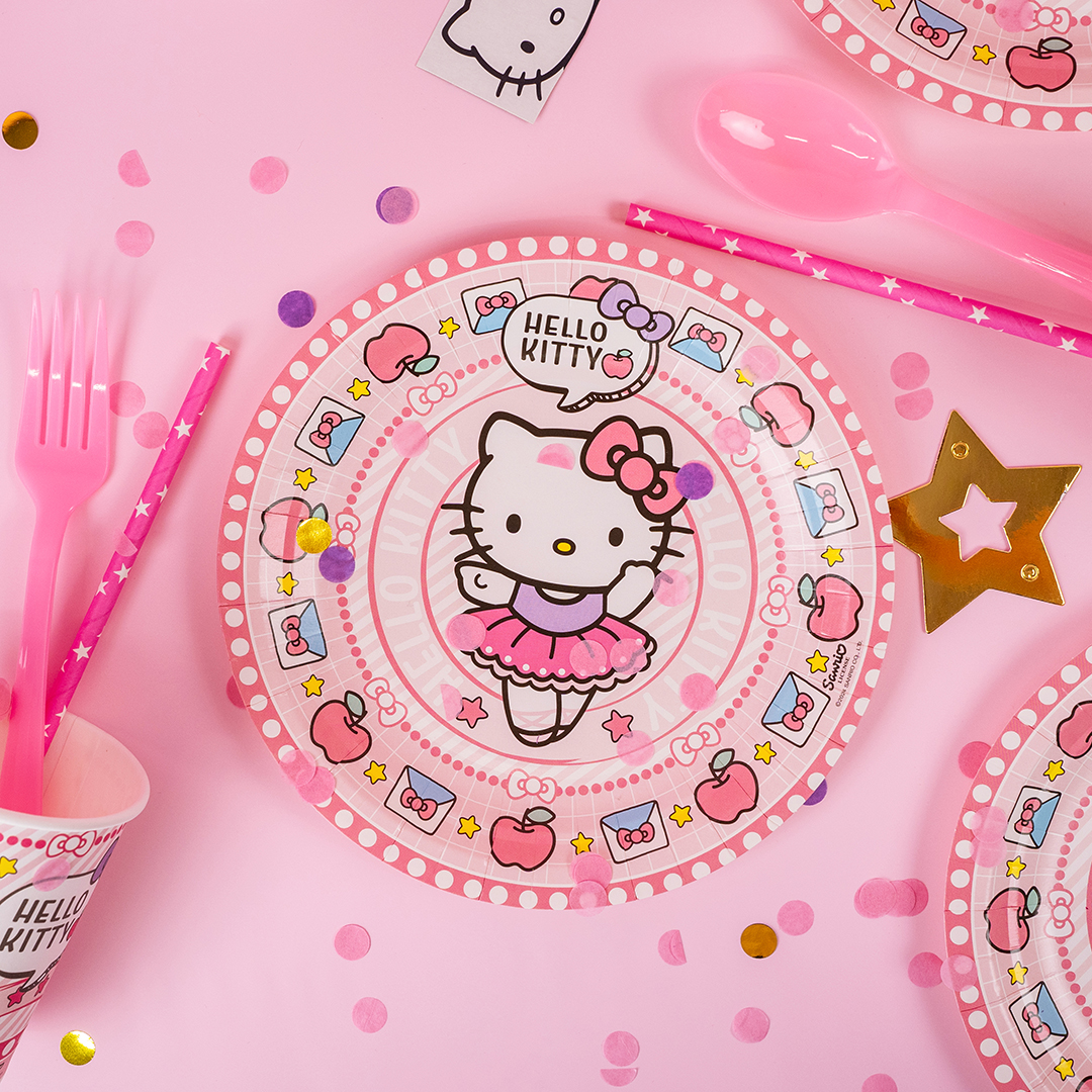 Тарелки (7''/18 см) Hello Kitty, 6 шт.