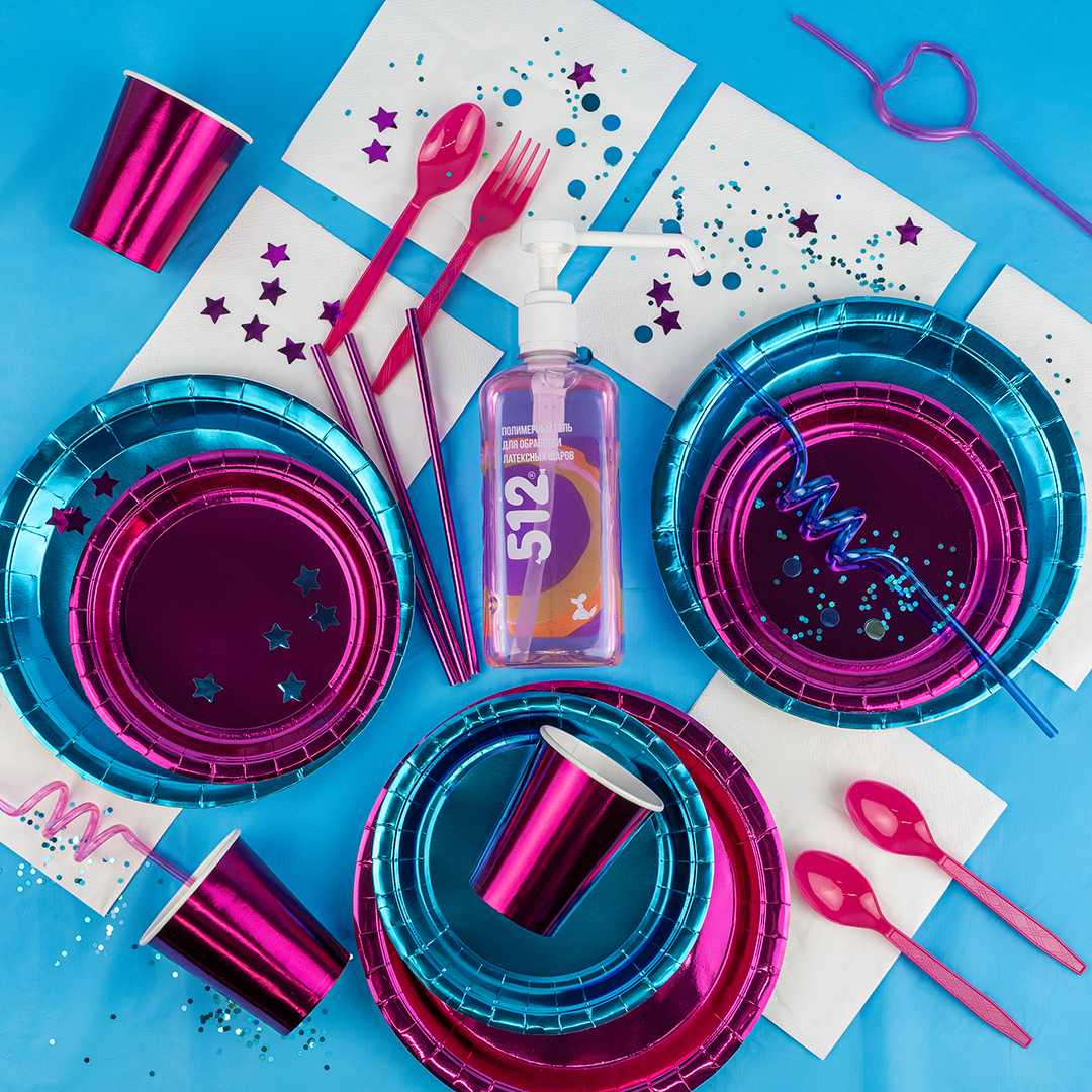 Вилки, Ярко-розовый, 15 см, 10 шт. в упак. 