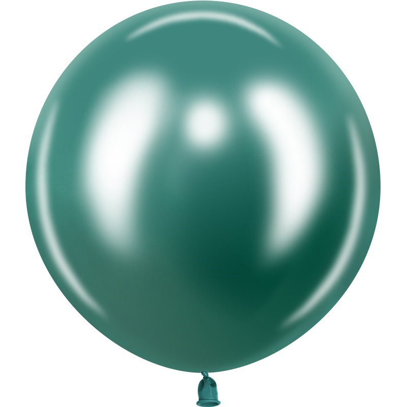 Шар (36''/91 см), Зеленый, хром, 1 шт.