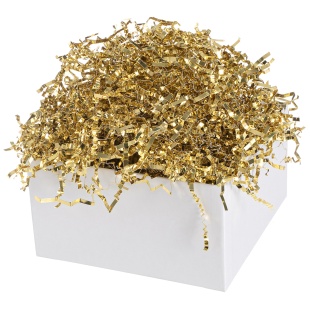 Наполнитель для коробок, Подарочная Классика, ПП, Золото, Металлик, 50 г.
