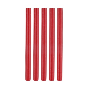 Набор стержней для сургучной печати 0,7*9,8 см. Красный, 5 шт.