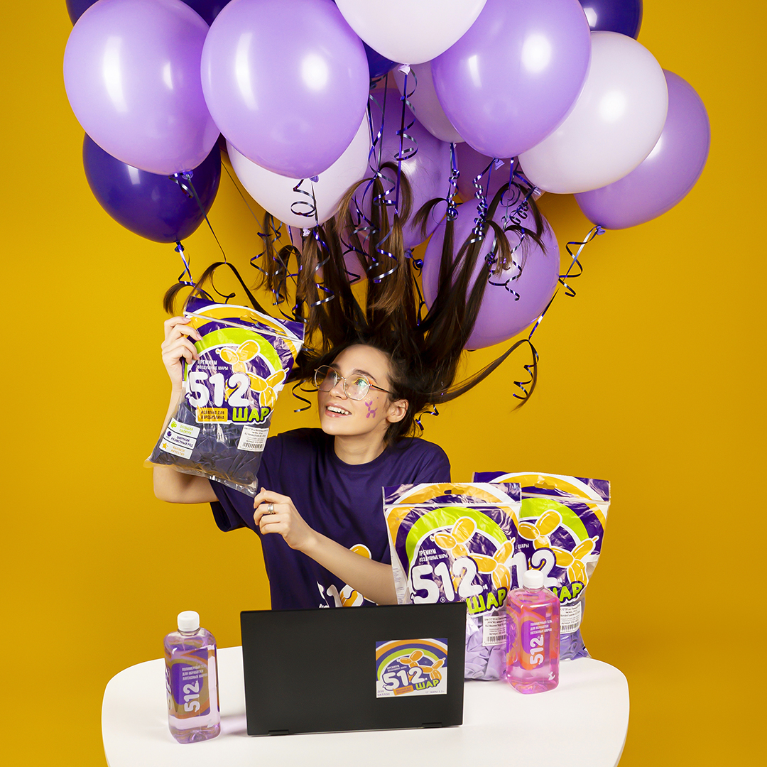 Шар (12''/30 см), Светло-сиреневый, макарунс, 100 шт.