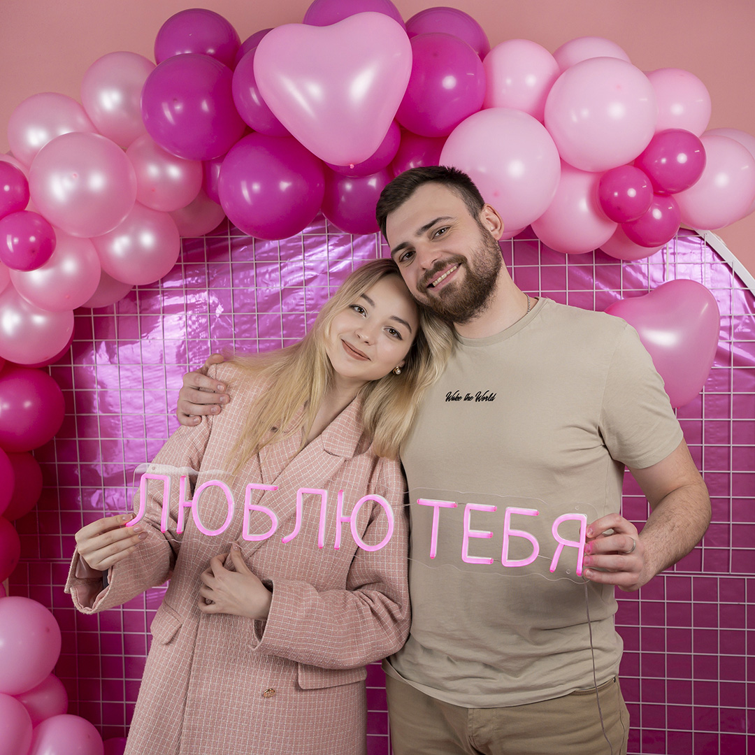 Шар (10''/25 см) Сердце, Розовый, пастель, 100 шт.