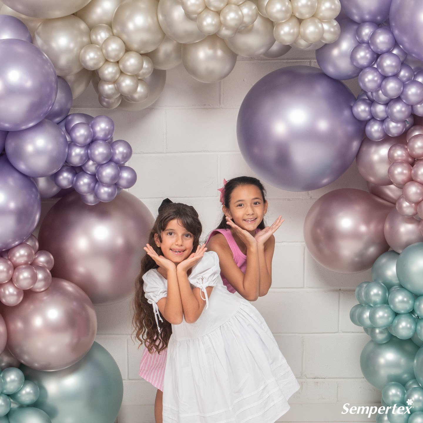 Шар (24''/61 см), Кремовый жемчуг  (873), шелк, 3 шт.