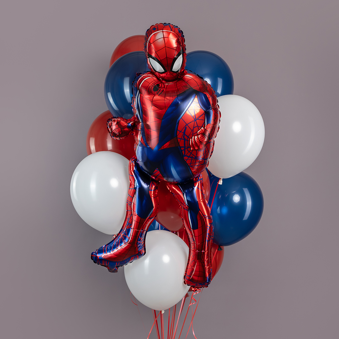 Шар (46''/117 см) Фигура, Человек Паук, 1 шт. в уп.