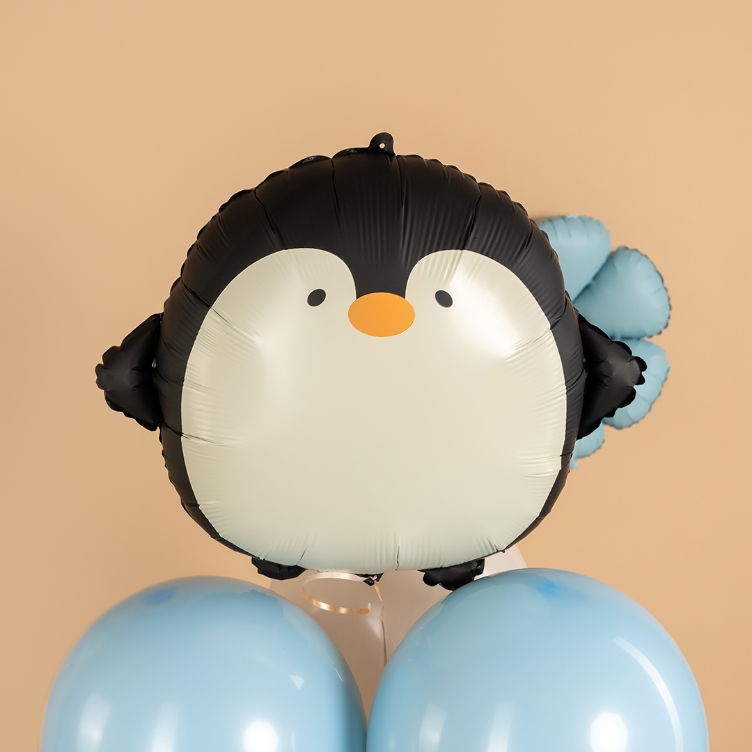 Шар (23''/58 см) Фигура, Пингвин, Сатин, 1 шт. в уп.