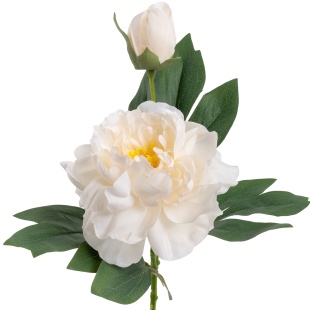 Пион, искусственный, Шампань, 60 см, 1 шт. в упак. 