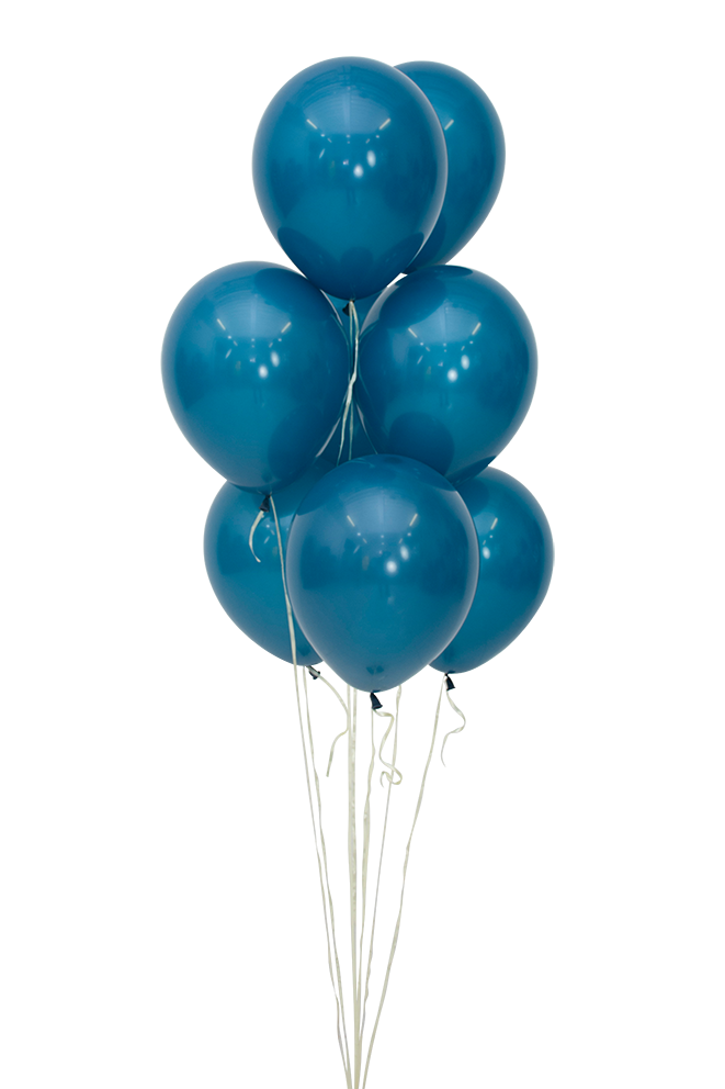 Шар (12''/30 см), Глубокий бирюзовый (035), пастель, 50 шт.