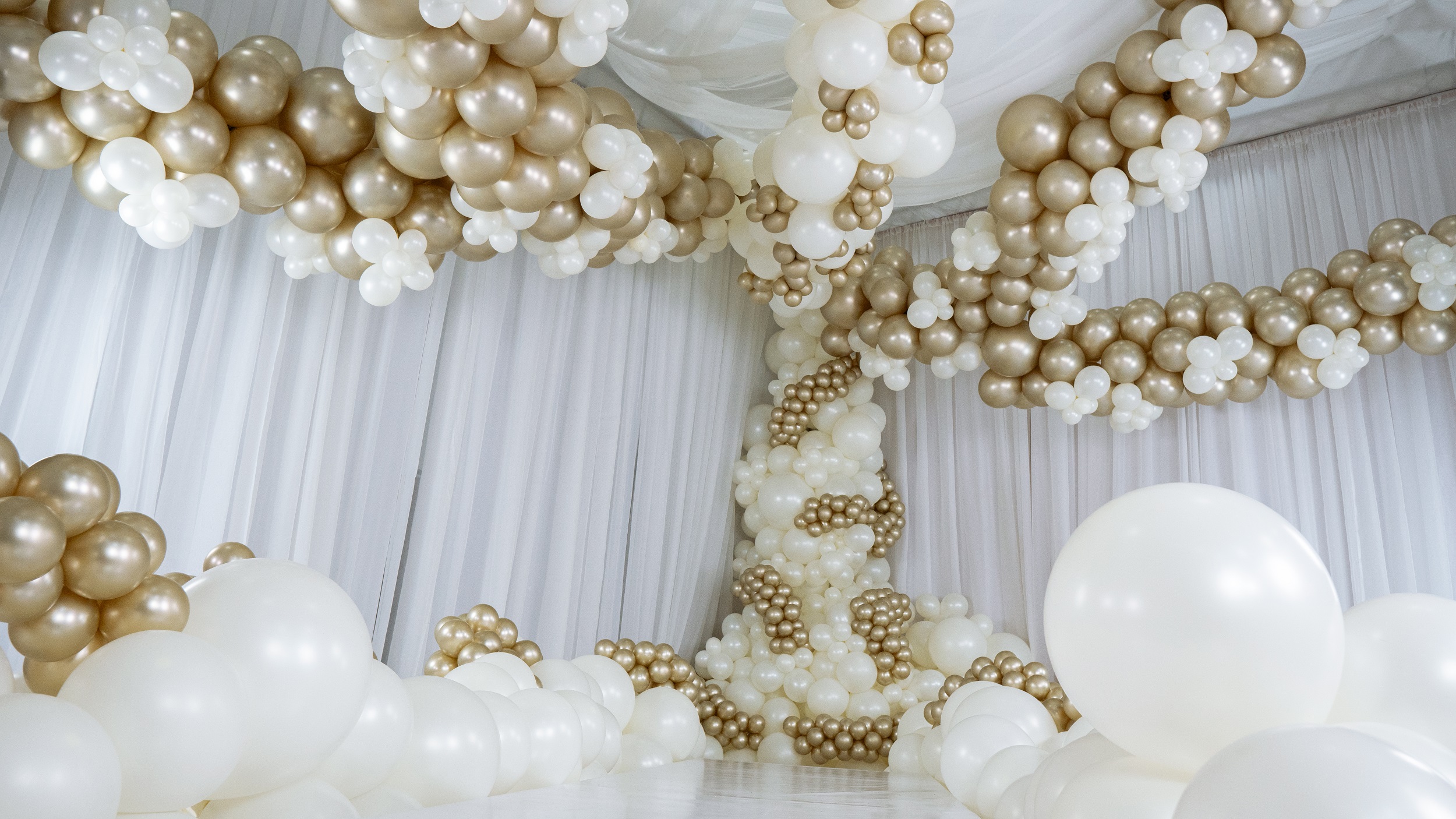 Шар (2''/5 см) ШДМ, Устрично-белый (806), шелк, 50 шт.