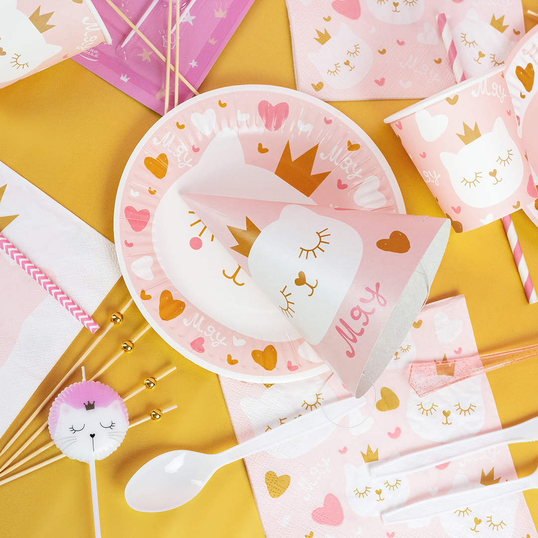 Пики Топперы, с бусинами, Розовое Золото, 12 см, 50 шт.