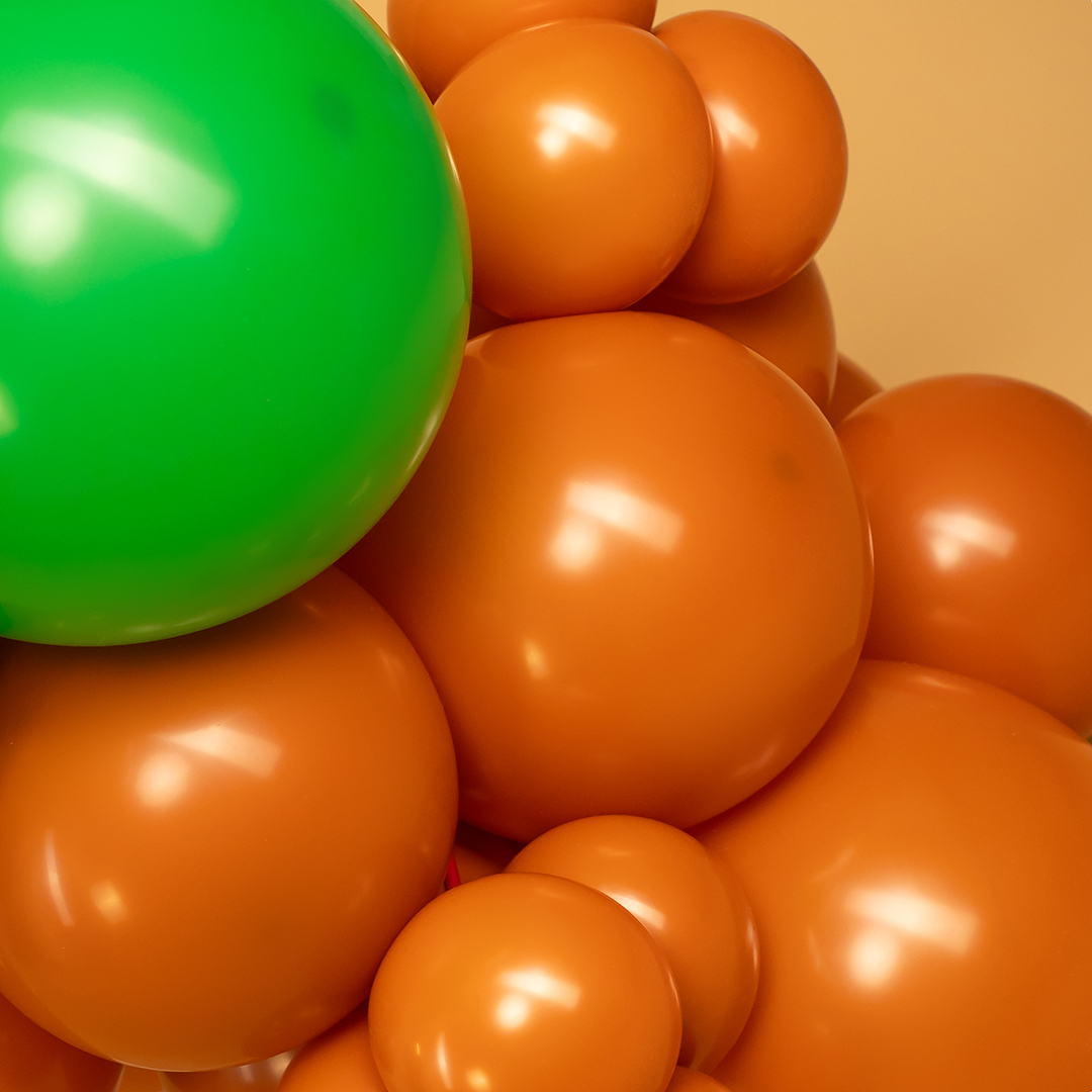 Шар (5''/13 см), Оранжевый закат (062), пастель, 100 шт.