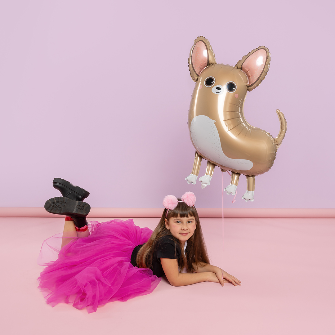 Ободок, Пушистые помпончики, Розовый, 1 шт. 