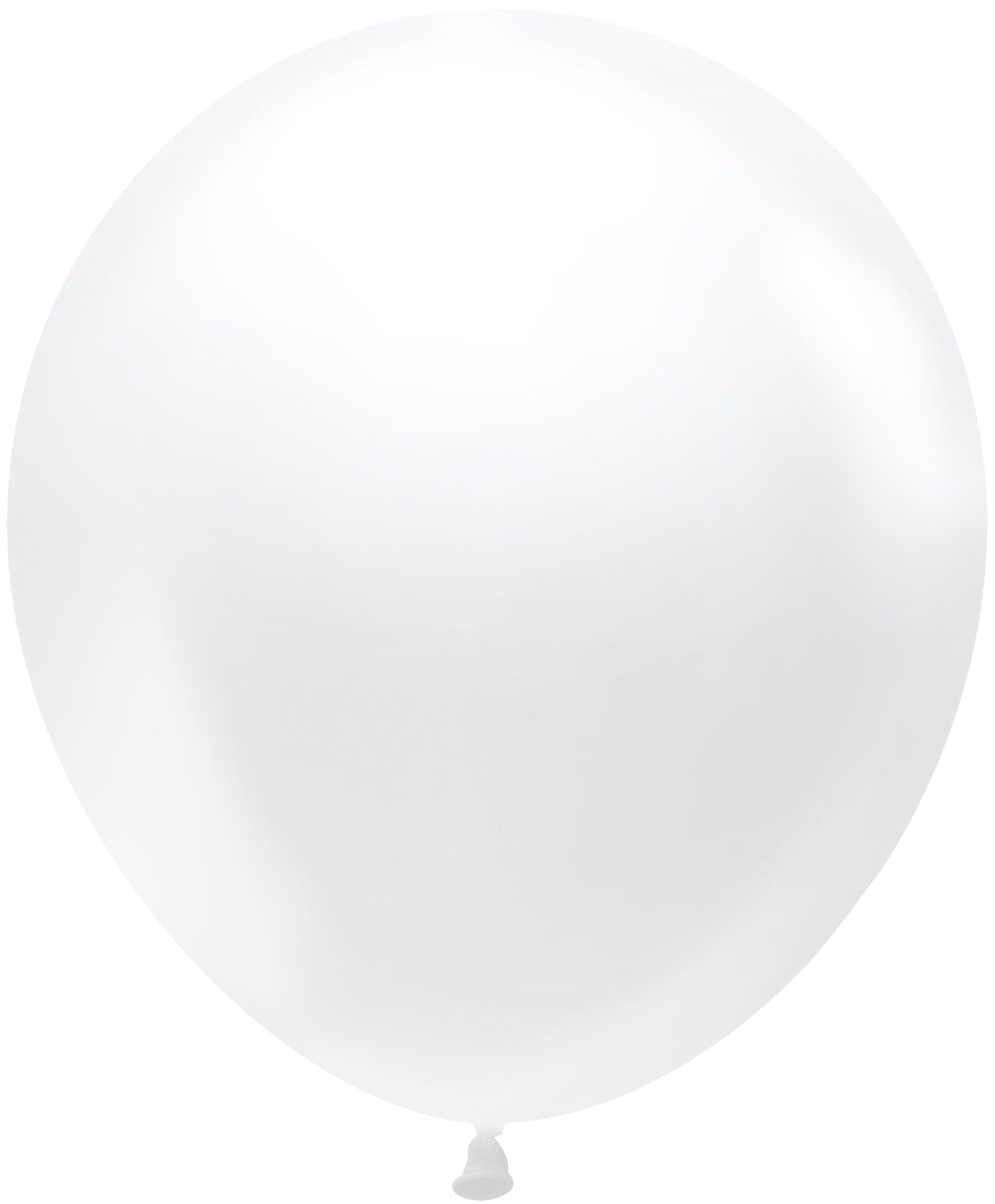 Шар (18''/46 см), Белый (005), пастель, 25 шт.