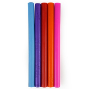 Набор стержней для сургучной печати 0,7*9,8 см. Яркий микс, 5 шт.