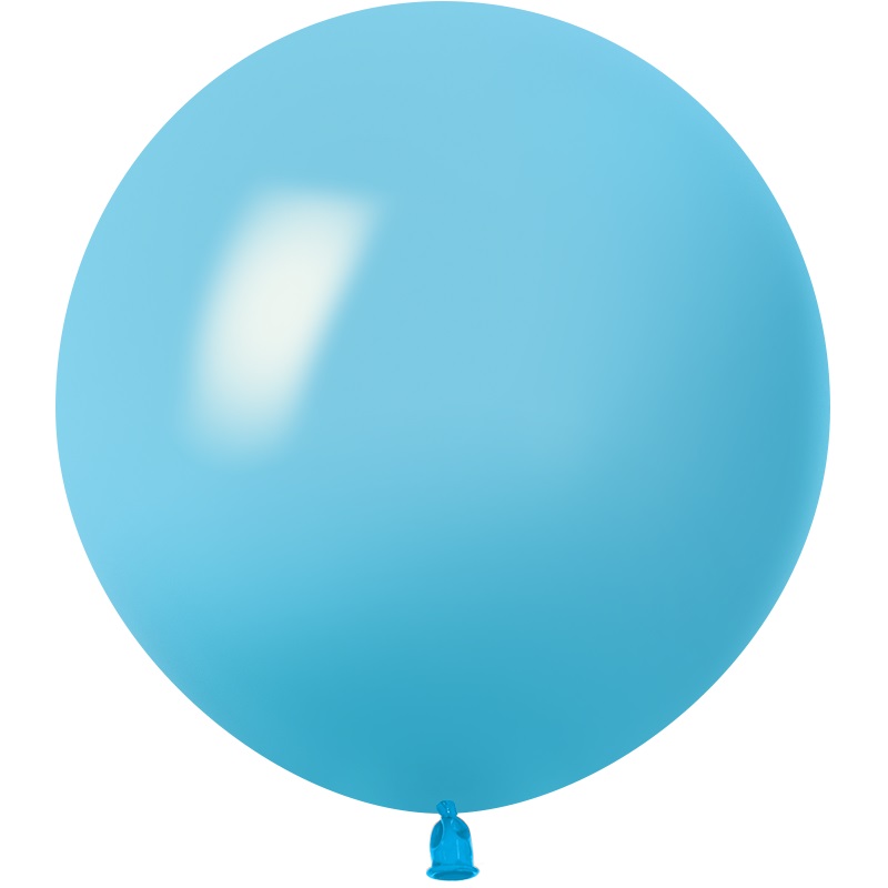 Шар (36''/91 см), Голубой, пастель, 1 шт.