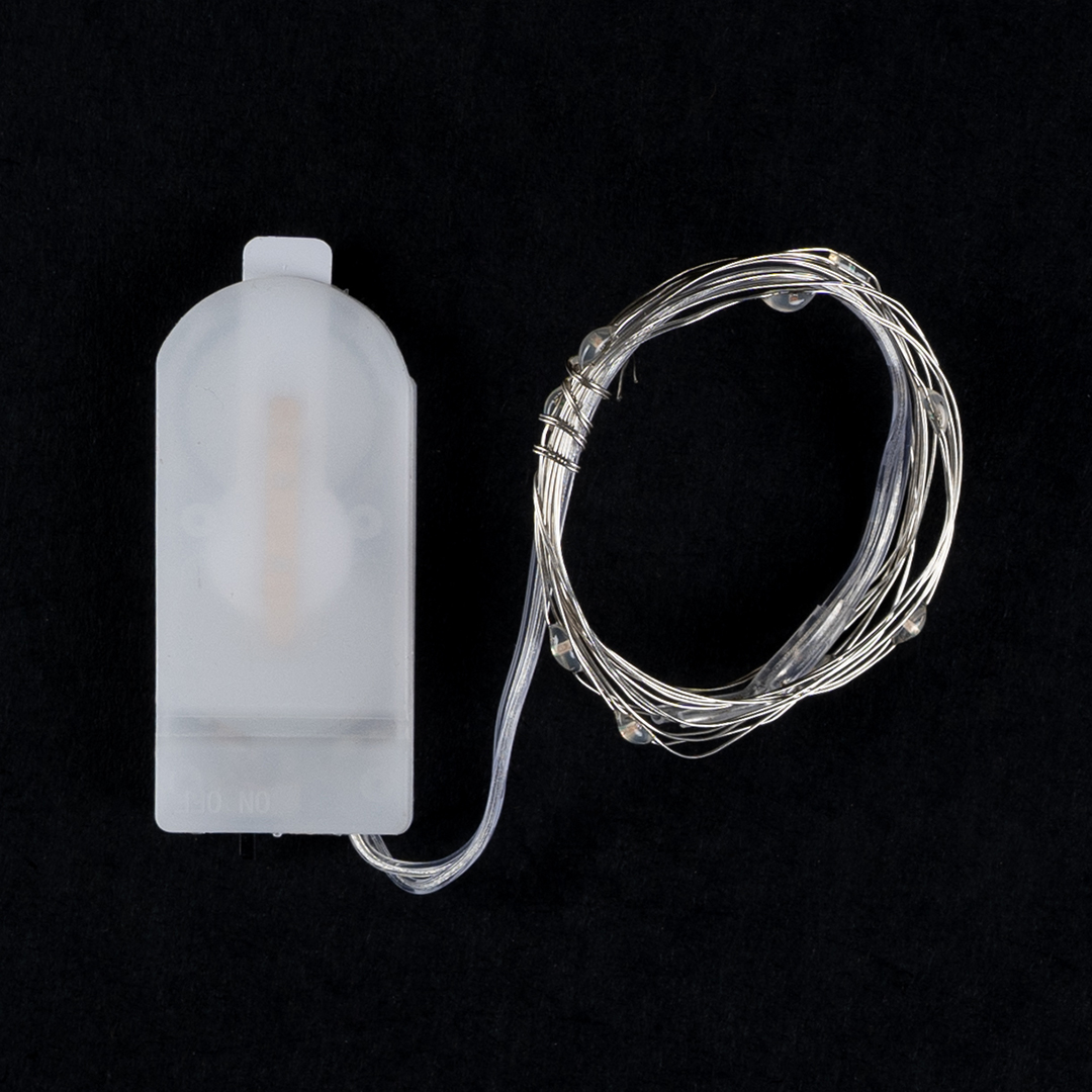 Светодиодная гирлянда, Роса 10 Led, IP10, 1 м. Фиолетовый, 1 шт.