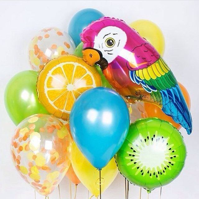 Шар (18''/46 см) Круг, Киви, Зеленый, 1 шт.