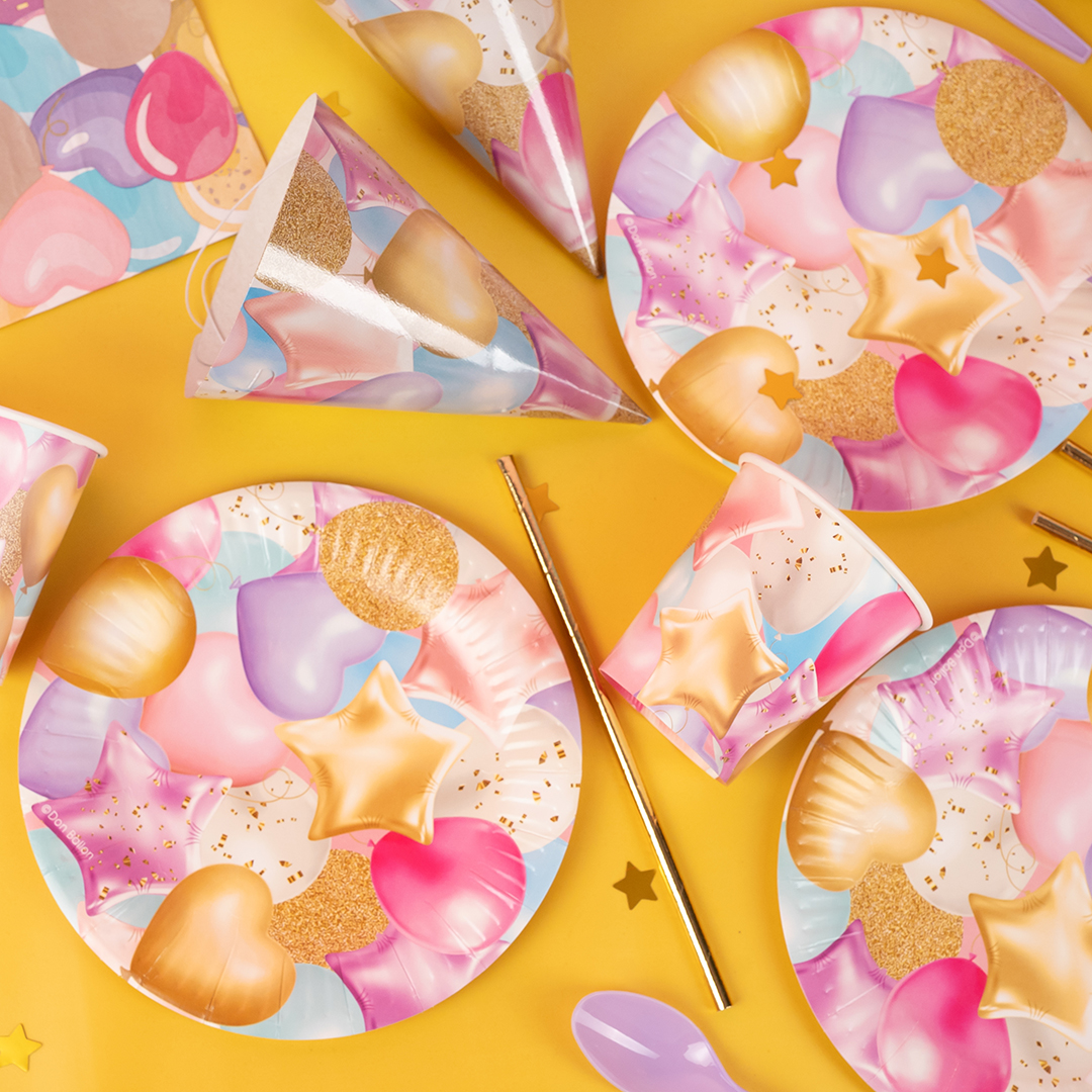 Стаканы (250 мл) Праздничные шарики, 6 шт.