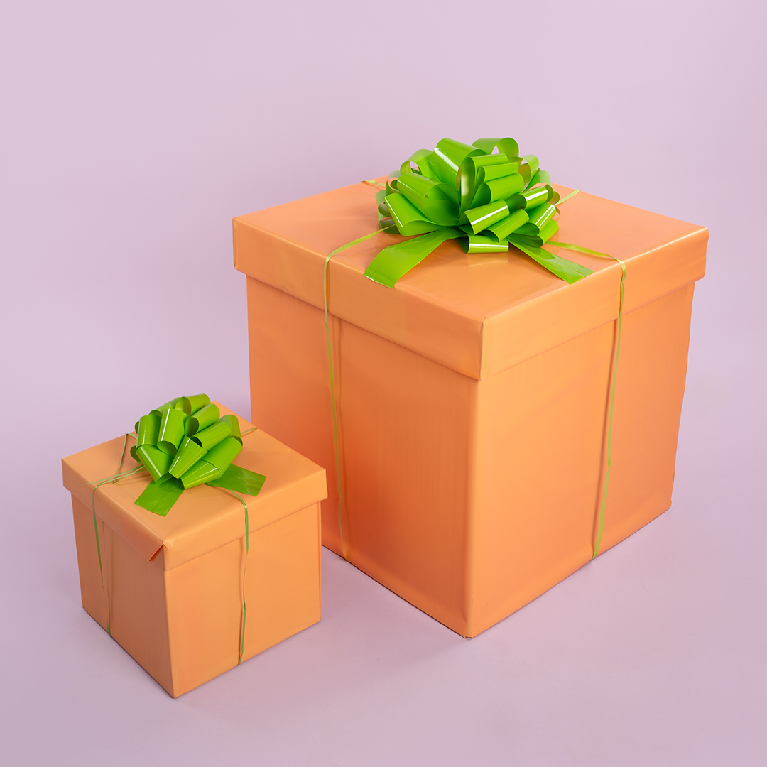 Бант Шар, Салатовый, Лаковый, 21 см, 1 шт. в упак. 