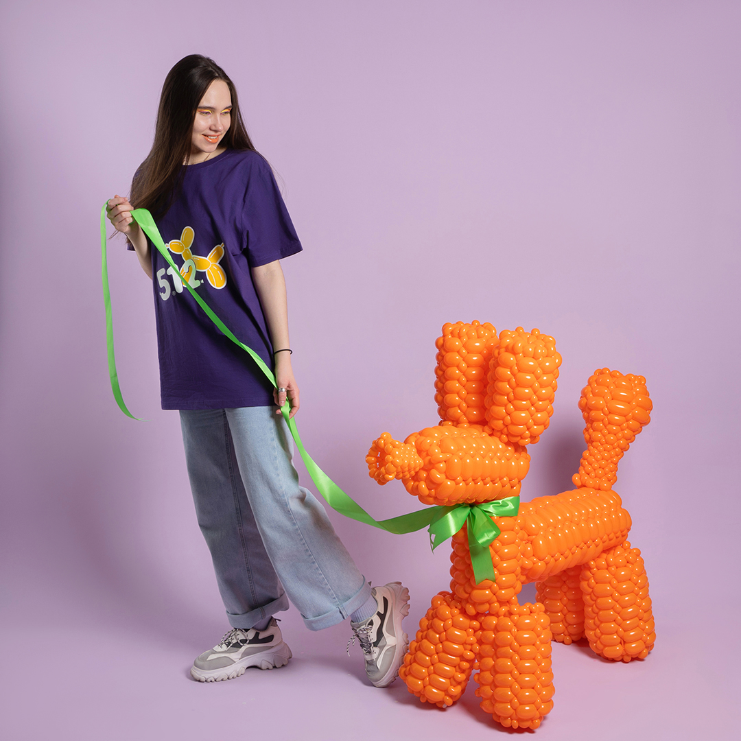 Шар (2''/5 см) ШДМ, Оранжевый, пастель, 100 шт.