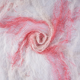 Декор.украшение, Истлевшая ткань - сетка для Хэллоуина, Белый с кровью, 180*200 см, 1 шт.