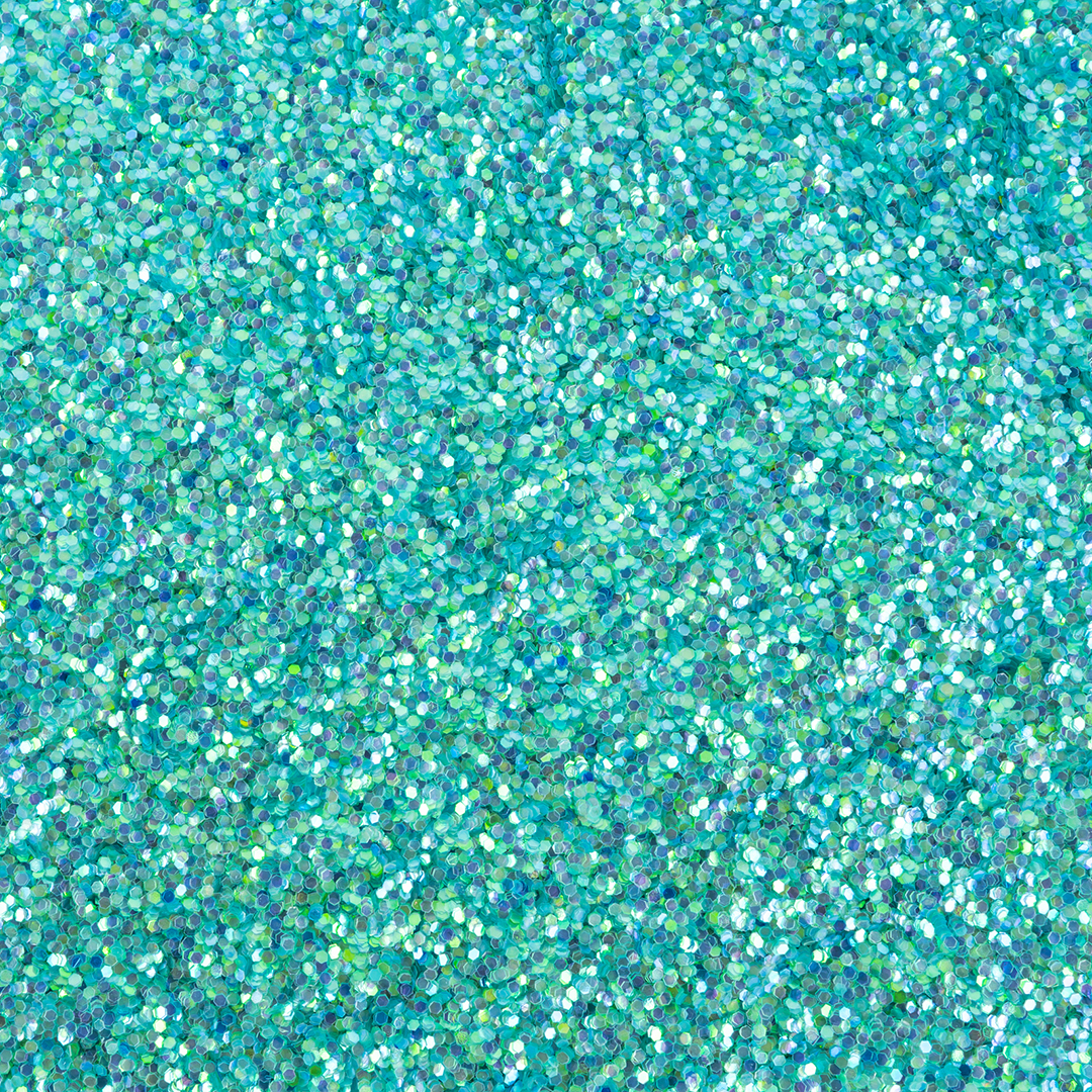 Конфетти фольга Шестиугольники, Голубой, Перламутр, 0,1 см, 90 г.