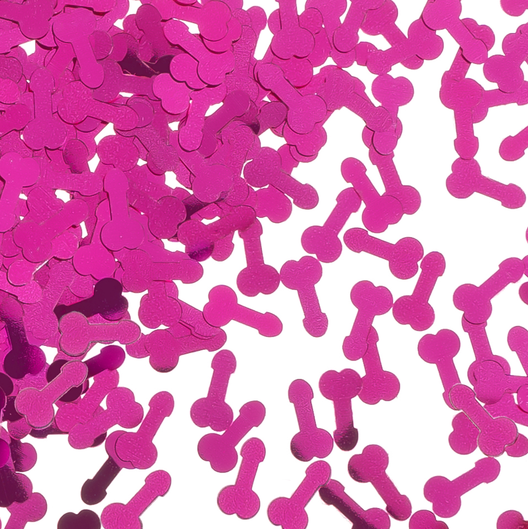 Конфетти на Девичник, Фуксия, 1,5*0,8 см, 15 г.