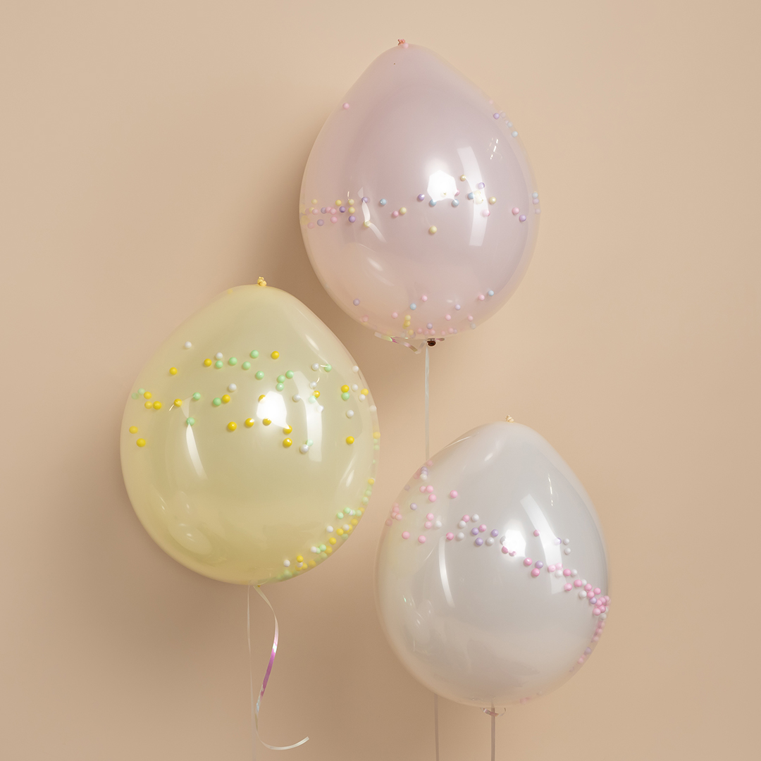 Шар (12''/30 см), Прозрачный, кристалл, 100 шт.