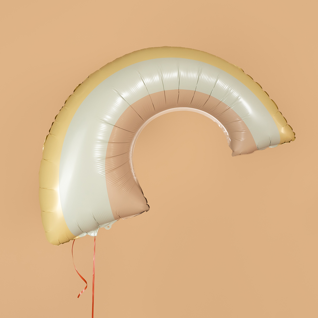 Шар (32''/81 см) Фигура, Радуга, Сатин, 1 шт.