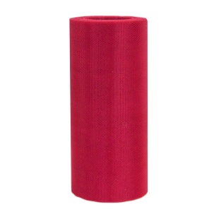 Фатин в рулоне (0,15 см*22,86 м) Красный, 1 шт.