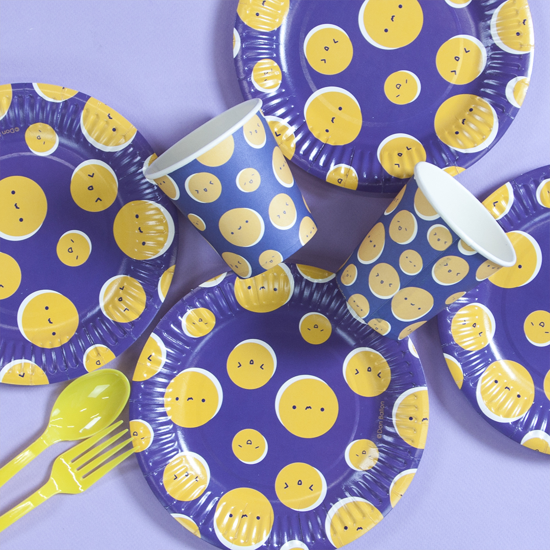 Ложки, Премиум, Желтый, 16 см, 10 шт. в упак. 