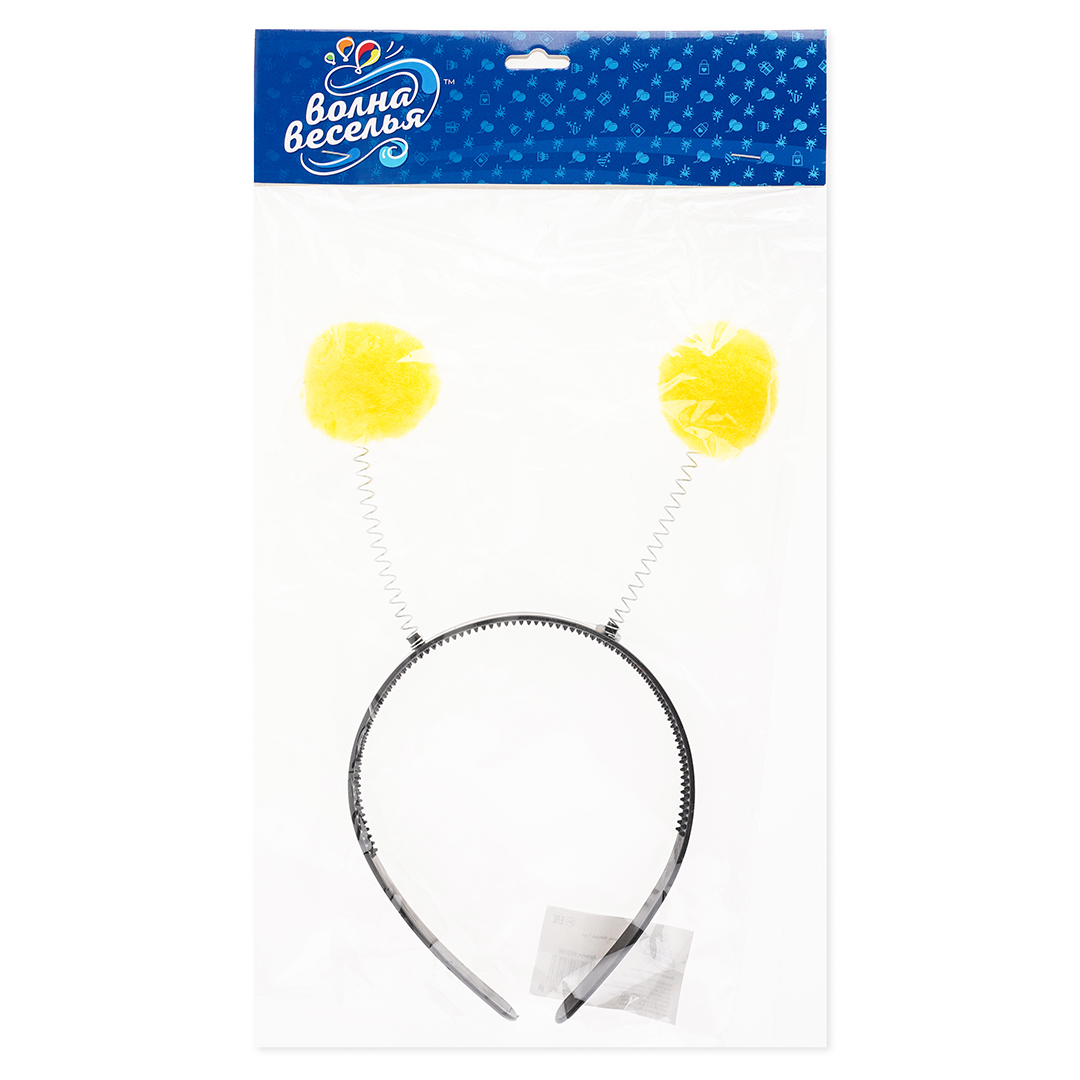 Ободок Пчелка, Желтый, 1 шт. 