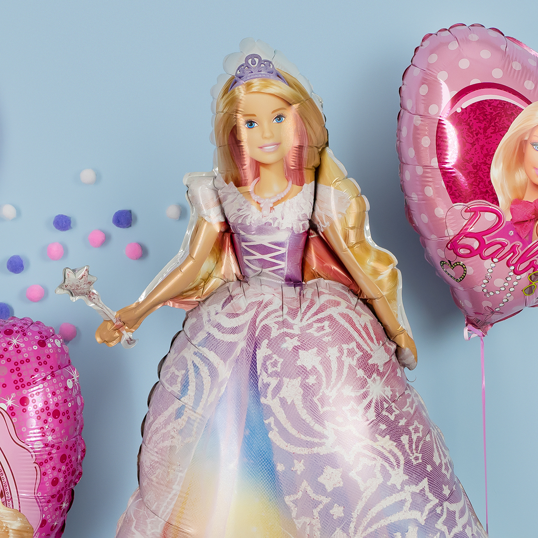 Шар (38''/97 см) Фигура, Барби, 1 шт.