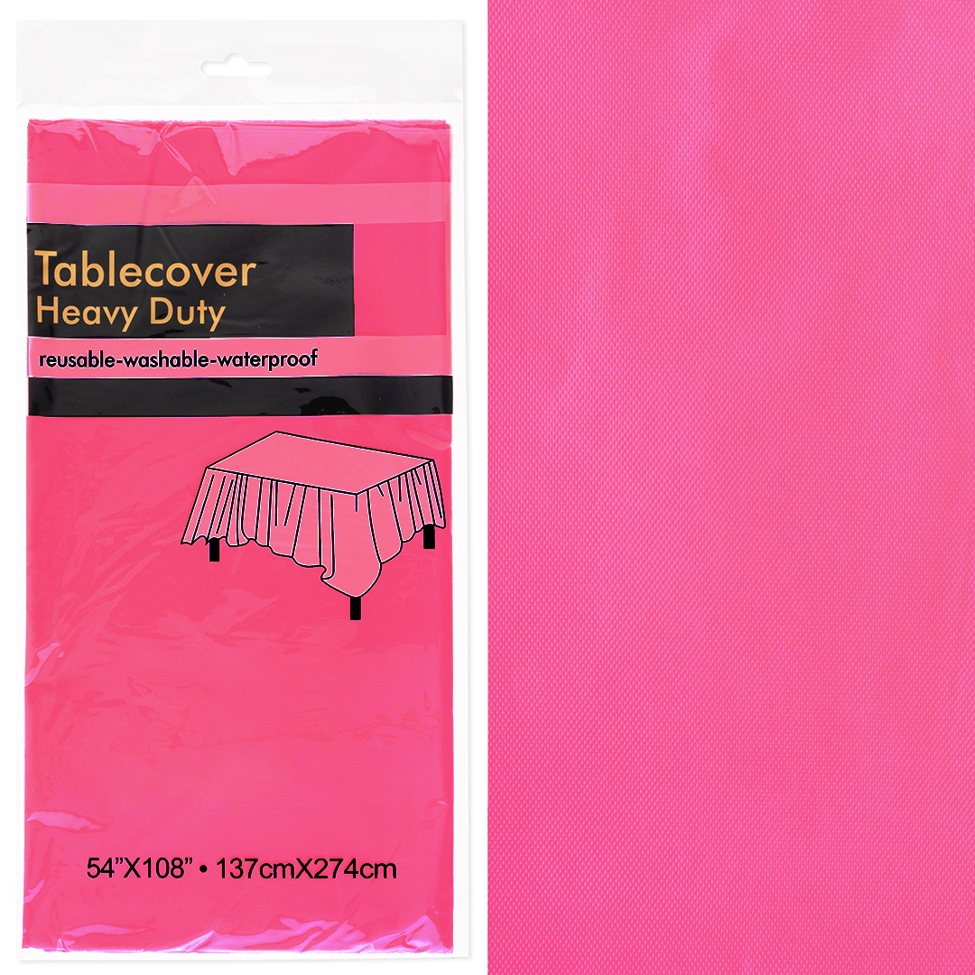 Скатерть одноразовая, Мастхэв, Фуксия, 137*274 см, 1 шт.