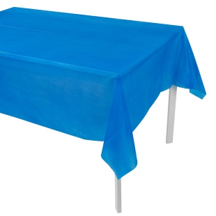 Скатерть одноразовая, Мастхэв, Синий, 137*274 см, 1 шт.