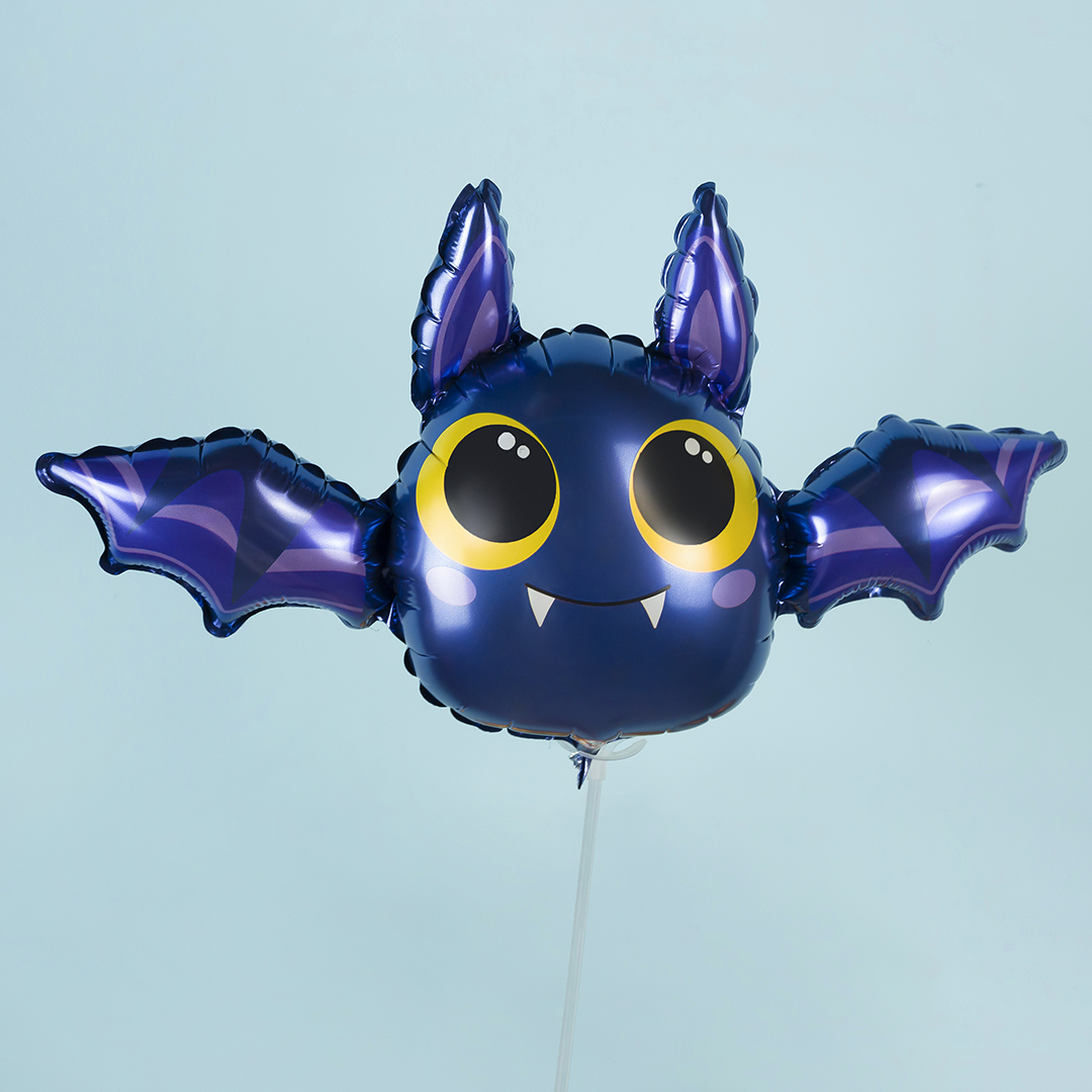 Шар (14''/36 см) Мини-фигура, Летучая мышь, 1 шт.