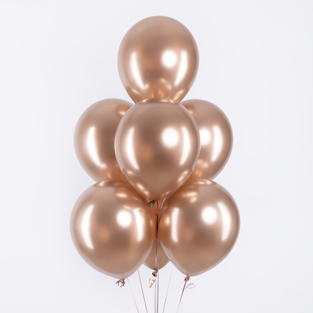 Шар (12''/30 см), Шампань, хром, 50 шт.